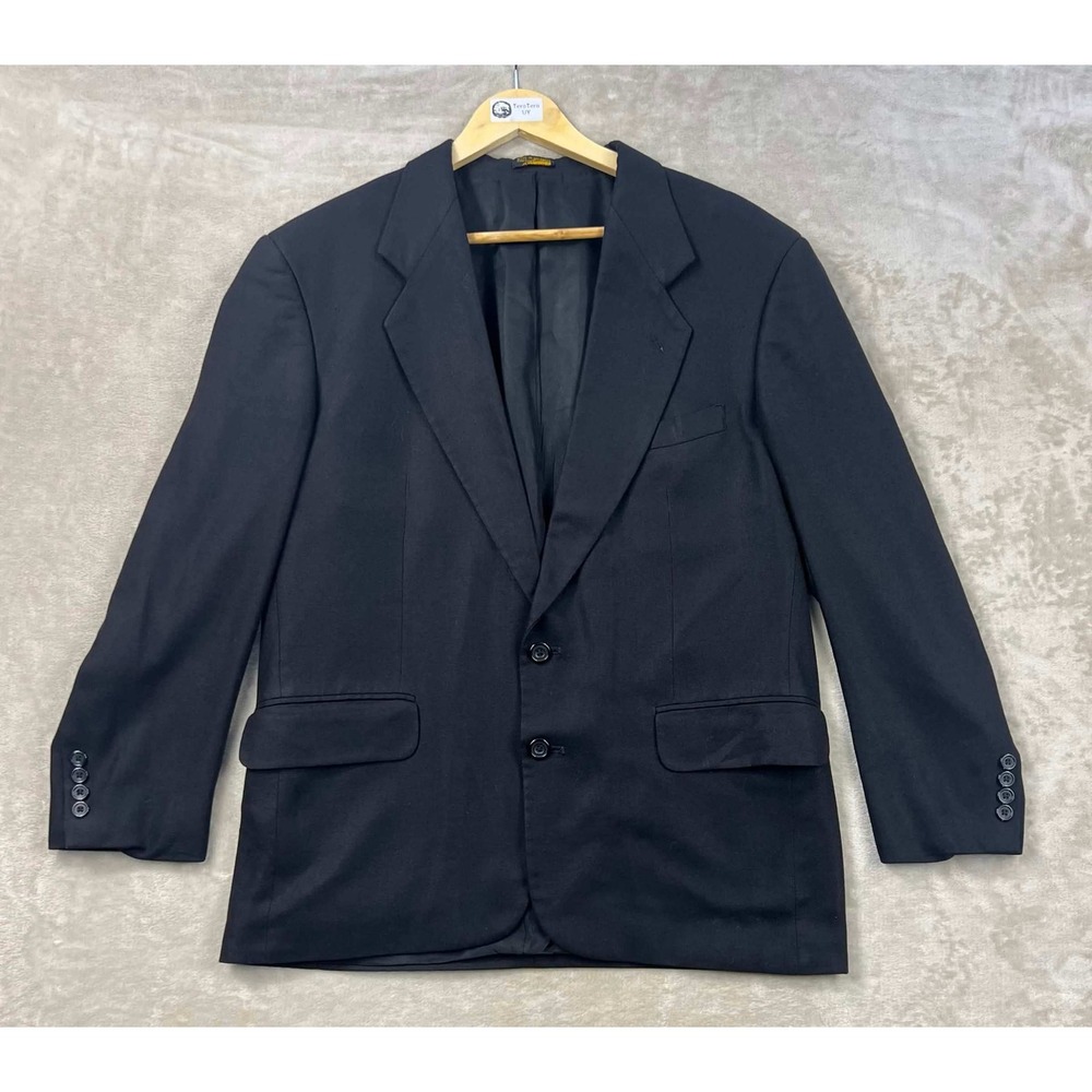 EUC Oscar de la Renta Mens 42S Black 100% Silk Blazer Sport Coat 3031BX Colombia
